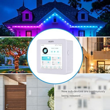 Smart Courtyard Butler 3.5 Touch Screen Tuya App, DIY Scene for Multi-Device Sync Control Including Light,Breaker,Doorbell, More devices are coming...