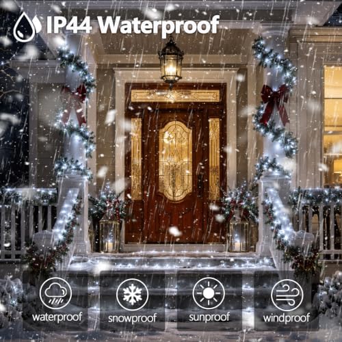Extra-Long 165Ft 500LED Christmas String Lights Outdoor Indoor, Cool White