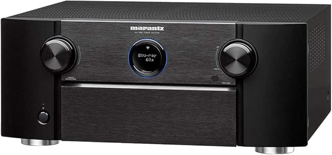 Marantz AV7706 11.2Ch 8K Ultra HD AV Surround Pre-Amplifier with HEOS Built-in and Voice Control (Renewed)