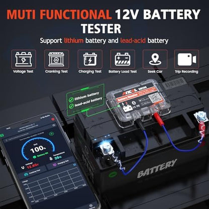 ANCEL BM200-US Car Battery Tester 12V Automotive Battery Monitor Bluetooth