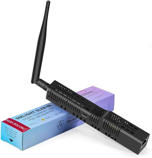 SMLIGHT SLZB-06 NoPOE – A Zigbee 3.0 to Ethernet, USB, and WiFi Adapter, Works with Zigbee2MQTT, Home Assistant, ZHA（Not Supporting POE Power）