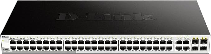 D-Link Systems 52-Port Gigabit Web Smart Switch including 4 Gigabit SFP Ports (DGS-1210-52)