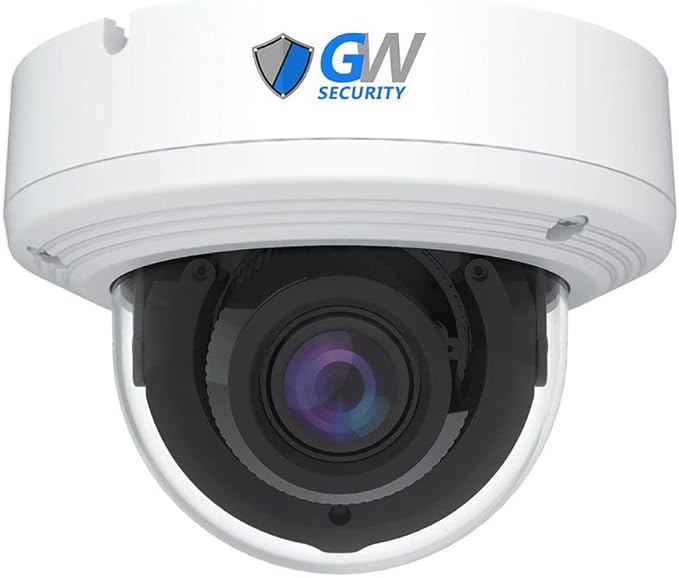 GW Security 4K @ 30FPS Motorized Zoom Outdoor/Indoor PoE IP Dome Security Camera