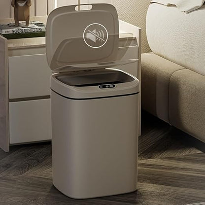 Smart Trash can, Easily Opened with a Wave of Your Hand, Tightly Sealed, Effectively Blocking Odors, Keeping The air Fresh, Stylish in Appearance, Sturdy and Durable, Easy to Clean. (Small)