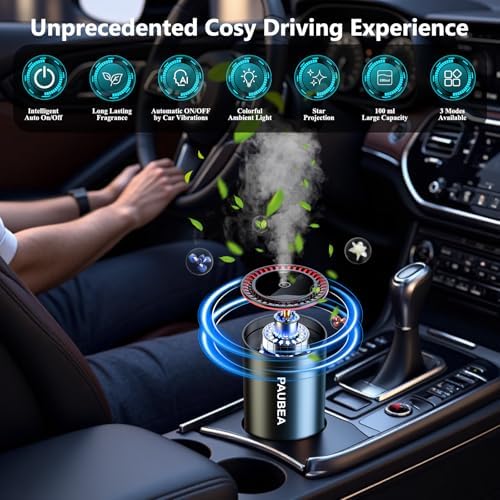 Smart Car Air Freshener Diffuser, Car Fresheners Long Lasting