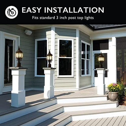 Design House Outdoor Light Pier Base, Bronze