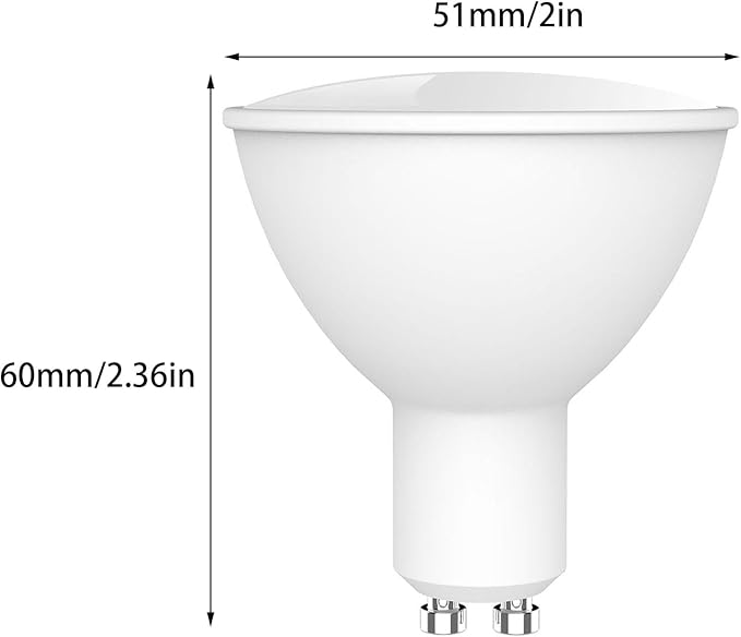 ZJchao Smart Light Bulb, 5W GU10 WiFi Light with RGB W C, Voice and APP Remote Control, Timing Function, Group Control for Home Tmall Elf (5)