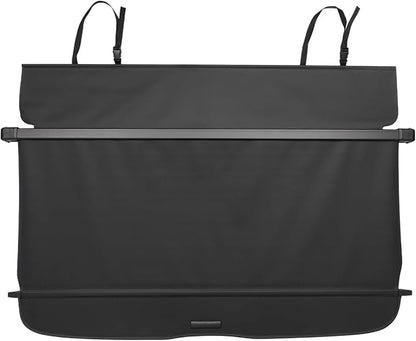 Powerty Retractable Cargo Cover for 2014-2018 Subaru Forester(Manual Tailgate)-Canvas Texture Trunk Cover Privacy Screen Rear Security Shade for Forester Accessories (Not for Electric Tailgate)