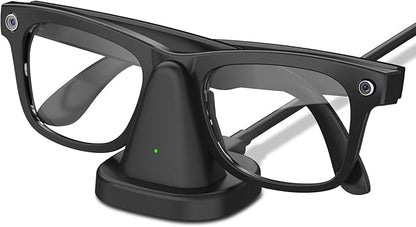 Ray-Ban Meta Charging Stand, Nightstand Dock for Wayfarer, Headliner, Skyler, Meta Glasses Charger with App Sync, 3.3ft Cable for Desk & Bedside(Charging Dock)
