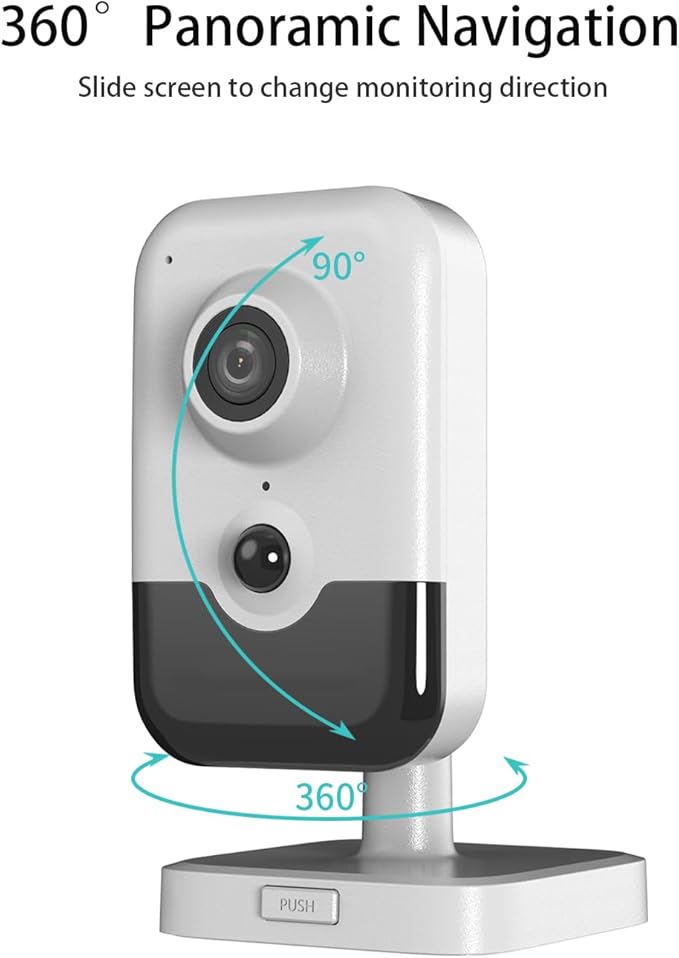 DS-2CD2483G2-I, 8MP Hik PoE Home Security Camera with PIR Human Detection, 120dB WDR, H.265+ Compression, Human/Vehicle Classification, PoE/DC Power