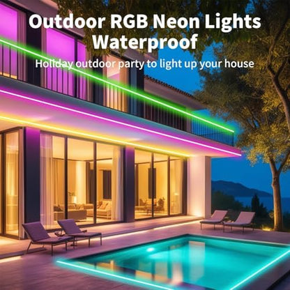 49.2FT RGB LED Strip Lights DC24V Color Changing LED Rope Lights
