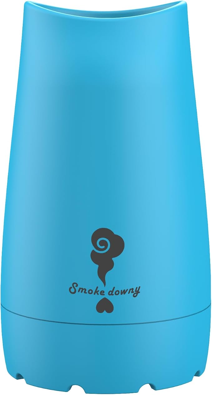 Personal Smoke Filter, Pocket Size Portable with Replaceable Filter, Biodegradable, Reusable Up to 500 Uses (Royal blue, A set)