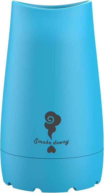 Personal Smoke Filter, Pocket Size Portable with Replaceable Filter, Biodegradable, Reusable Up to 500 Uses (Royal blue, A set)