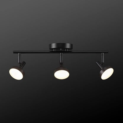 Globe Electric 64000007 19" 3-Light 22.5W Dimmable LED Integrated Track Lighting, Matte Black, Lighting for Kitchen, Bathroom, Bedroom, or Dining Room, Living Room Ceiling Lights, Light Fixture