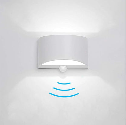 SERDEN LED Hardwired Motion Sensor Light Indoor Wall Sconce, Motion Sensor Wall Light Indoor Sconce Wall Aluminum Modern Wall Sconce for Living Room Hallway Stair 7W Cool White(Not Battery Operated)