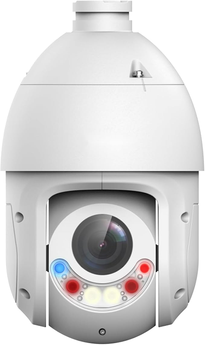 EmpireTech IR and White Light Dual Light Fusion 4K 8MP 1/2.8" CMOS 25x PTZ IP Camera,Full Color,Red and Blue Warning Light,IVS,Auto Tracking, PTZ4K-25X-PV