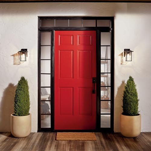 Kichler Capanna 10.25" Outdoor Wall Light, Black, 49924BKT