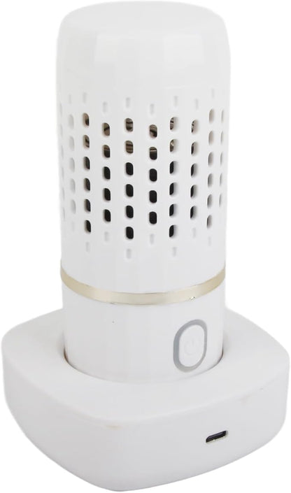 Mini NonAuto Vegetable Fruit Washer Purifier for Kitchen, Easy to Eat (White)