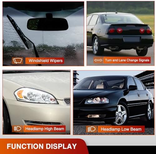 Nilight Turn Signal Switch Compatible with 2000-2005 Chevy Impala