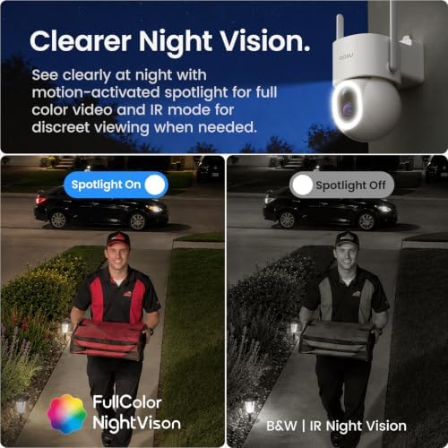 aosu D1 Max, 2-Cam Kit, 4K Solar Security Cameras System Wireless Outdoor