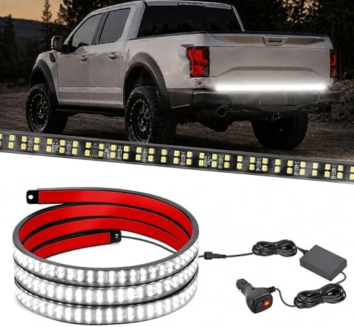 Nilight 48 Inch 288 LED Tailgate Strobe Light Strip White