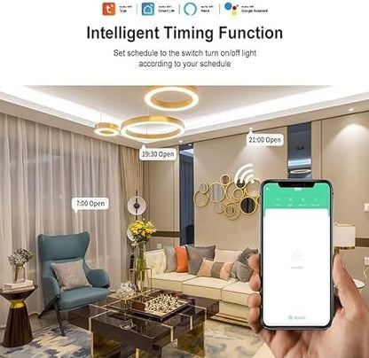EWeLink 1CH 85-250V Smart Switch,Self-Locking Relay Mobile Phone Remote Control Remote APP On-Off Module, Timing/Delay, Compatible with Alexa Google