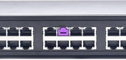 RJ45 Port Lock with Key - 10 Locks 1 Key (Purple)