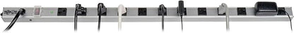 Tripp Lite 12 Outlet Surge Protector Power Strip, 15ft Long Cord, Metal, (SS361220) Black/Gray