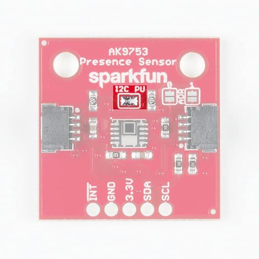 SparkFun Human Presence Sensor Breakout - AK9753 (Qwiic) - 4-Channel Nondispersive Infrared Detector Tell which Direction a Person is Moving 16-bit Digital Value Four sensors Voltage 1.7V to 3.3V PIR
