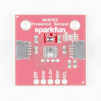 SparkFun Human Presence Sensor Breakout - AK9753 (Qwiic) - 4-Channel Nondispersive Infrared Detector Tell which Direction a Person is Moving 16-bit Digital Value Four sensors Voltage 1.7V to 3.3V PIR