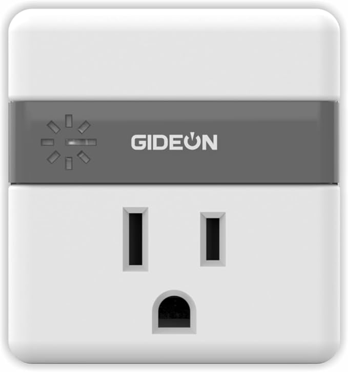 GIDEON Single Outlet Surge Protector, Voltage Protector for Refrigerator, Air Conditioner & Home Appliances, 120V 15A 1800W Wall Plug, Over & Under Voltage Protection with LED Indicator