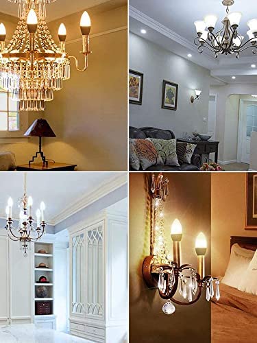Tuya Bluetooth Smart LED Light Bulbs RGBCW, Music Sync Color Changing,with App Control for Living Room, Party,2PACK. (E14)