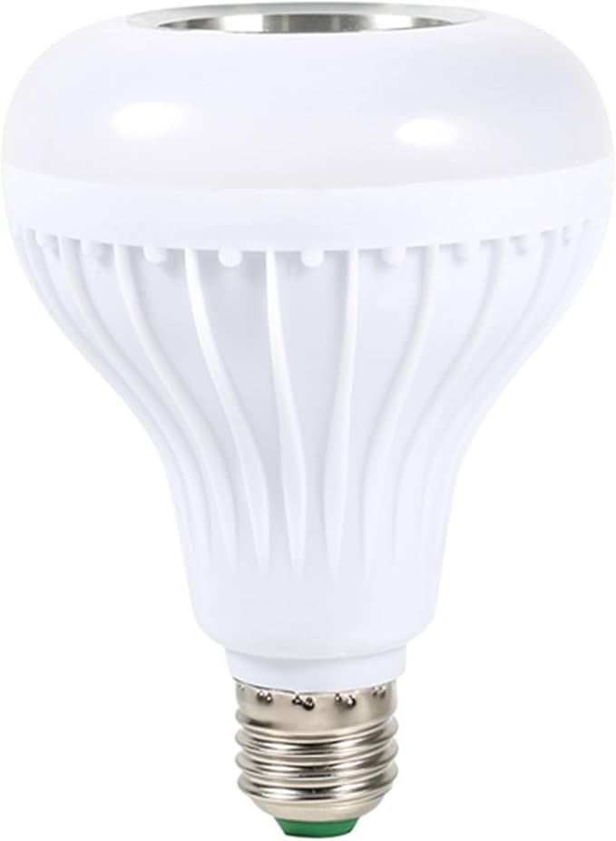 FTVOGUE LED RGB Bulb Light Smart Bluetooth Music Audio Speaker Changing Color Lamp E27 12W with Remote for Living Room Bathroom