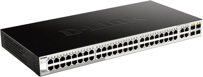 D-Link Systems 52-Port Gigabit Web Smart Switch including 4 Gigabit SFP Ports (DGS-1210-52)