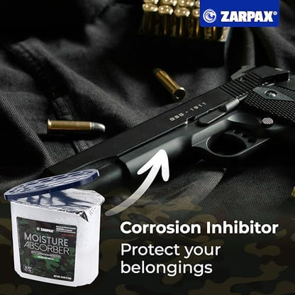 ZARPAX Moisture Absorber Gun & Gear 17.6 oz Corrosion - Set of 6