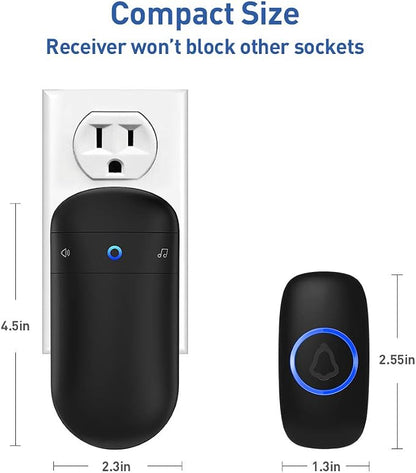 SECRUI Doorbell–Doorbell Wireless Kits for Front Door Battery Operated