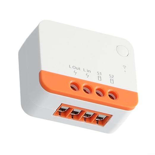 for SONOFF ZBMINI-L2 for ZIGBEE 3.0 Smart Switch Two-Way Relay Module No Neutral Wire Required Voice Control Timer Scene for DIY Home Automation 100-240V(1PCS)