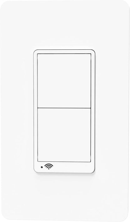 Square D by Schneider Electric X Series 15 Amp WiFi Energy Monitoring Light Switch, Single-Pole/3-way, 600 Watt, Rocker, Matter Certified, Works with Alexa, Google Home, Apple Home, Matte White