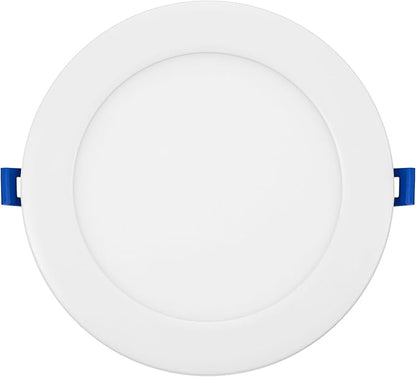 Maxxima 6 in. Slim Recessed LED Downlight with Night Light, 900 Lumens, 12 Watts, 5 CCT 2700K/3000K/3500K/4000K/5000K, 2000K Night Light, Dimmable, 90 CRI, Junction Box Included