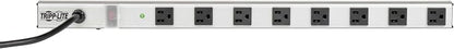 Tripp Lite 8 Outlet Power Strip with Surge Suppression, 6ft. Cord, Metal, 24 in. Length, Life Limited Manufacturer's Warranty (SS240806)