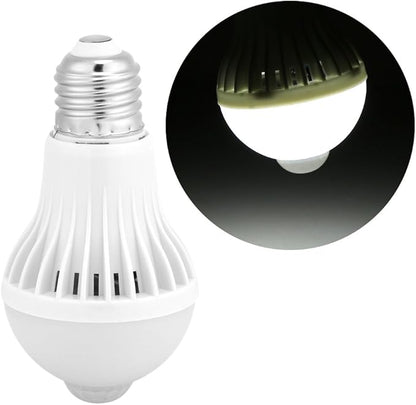 TOPINCN E27 Motion Sensor Light Bulb, Smart Infrared Sensor PIR LED Bulbs, Auto On/Off Night Light for Outdoor Indoor Stairs Garage Corridor(5W)