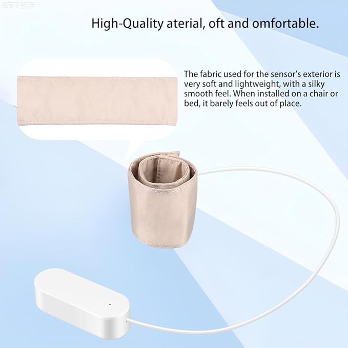Zigbee Pressure Senor Occupancy/Presence Detector Stress Belt Hidden in Bed/Sofa Battery Powered Tuya Smart Life Home Automation M3