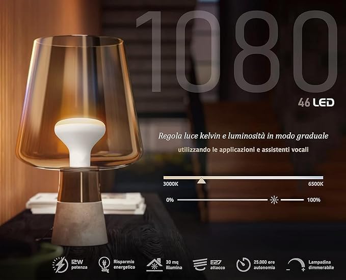 Zigbee BR30 Smart Bulb Compatible with Alexa & Google Home SmartThings, App & Voice Control&Remote Control & Dimmable RGBCW 12W