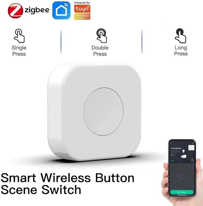 Tuya Zigbee Button Smart Scene Switch ZigBee Devices Button Automation Work with Smart Life/2432