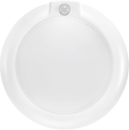 Maxxima 6 in. Round Motion Sensor LED Ceiling Mount Light Fixture - 700 Lumens, 5000K Daylight, Indoor Dome Light, Ideal for Closet, Hallway, or Kitchen Pantry Lighting