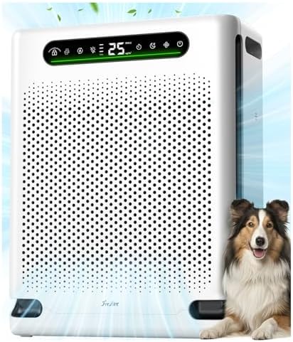 FreAire Air Purifiers for Home Large Room Up to 2600 Ft², HAP605, White