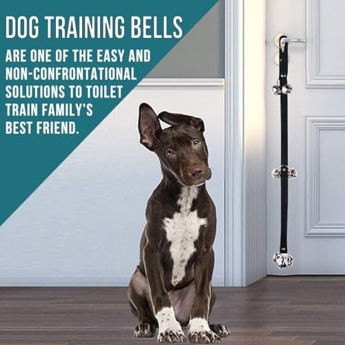 BLUETREE 2 Pack Dog Doorbells Premium Quality Training Potty Great Dog Bells Adjustable Door Bell Dog Bells for Potty Training Your Puppy The Easy Way - 7 Extra Large Loud 1.4 DoorBells