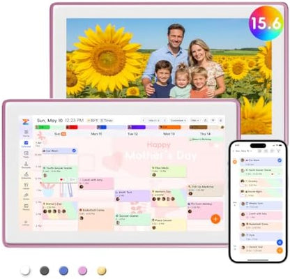 Westsee 15.6" Digital Calendar, No Subscription Smart Family Planner