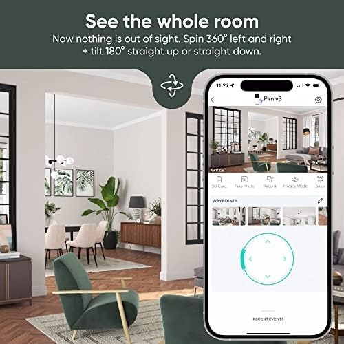 WYZE CAM PAN V3 Security Camera - Black