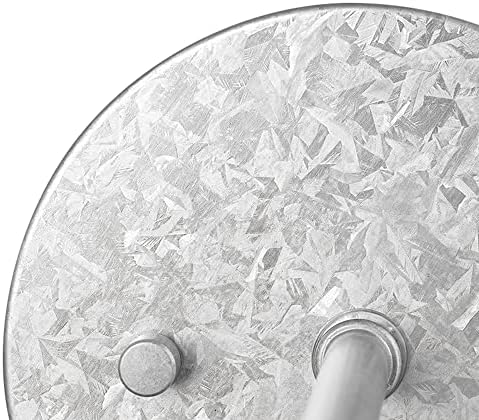 Globe Electric 1-Light Galvanized Metal Outdoor Indoor Wall Sconce with Textured Socket Detail